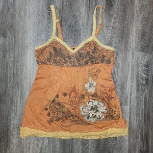 Y2K Nina Orange M Cami